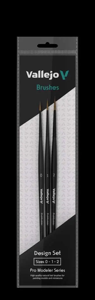 [PREORDINE] Set Pennelli Naturali Vallejo Pro Design B01991