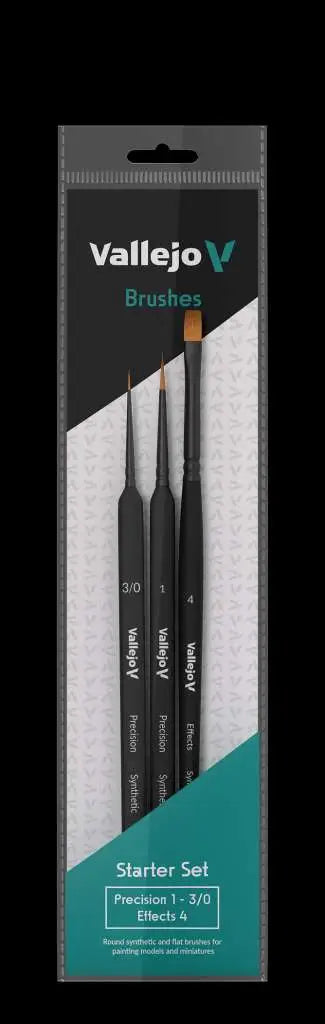 [PREORDINE] Set Pennelli Sintetici Vallejo Brush Starter Set B03990