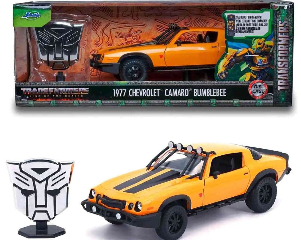 [PREORDINE] Transformers Rise of the Beasts 1977 Chevrolet Camaro Bumblebee 1/24 Die-Cast Jada Toys