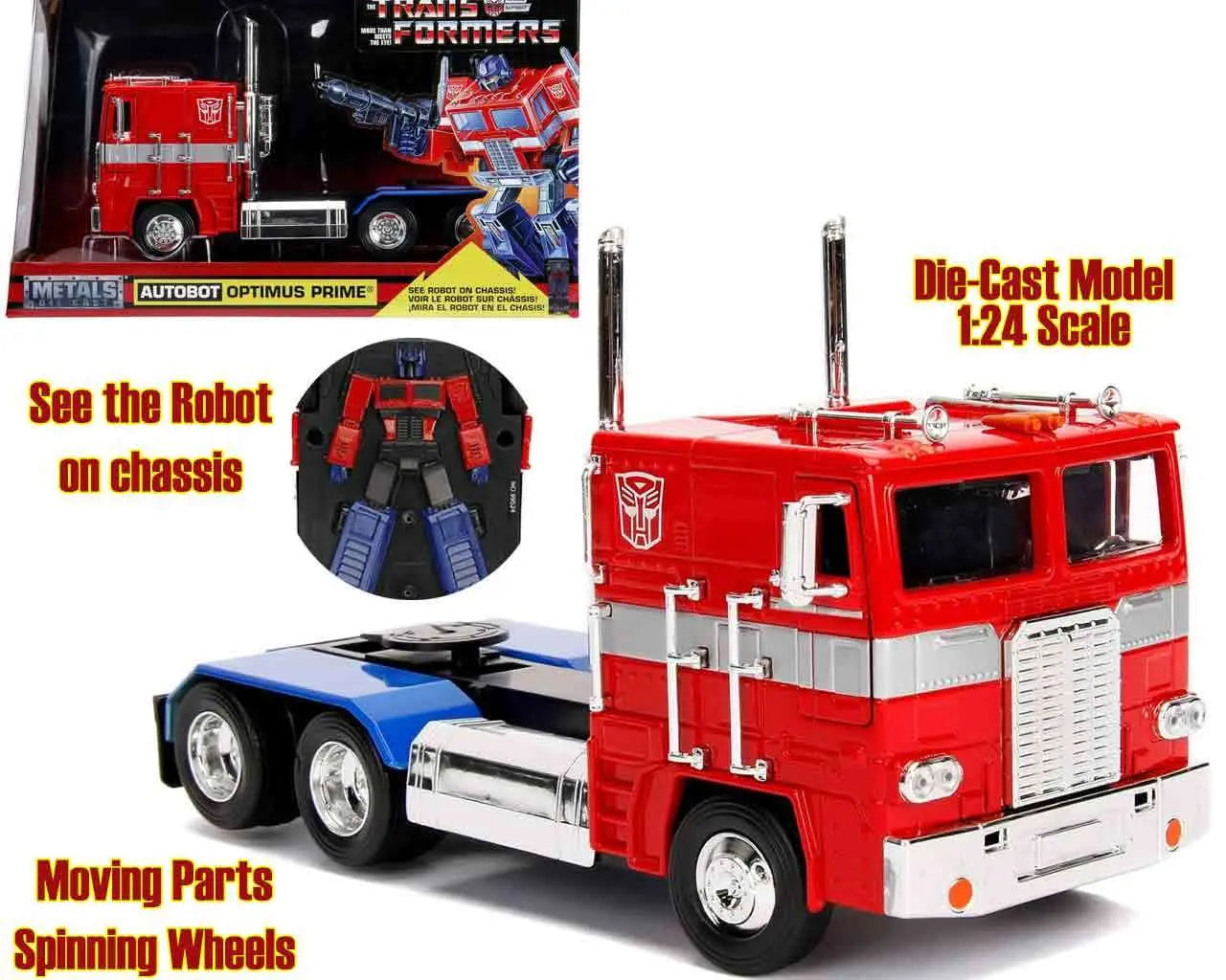 [PREORDINE] Transformers Generation 1 Optimus Prime 1/24 Die-Cast Model