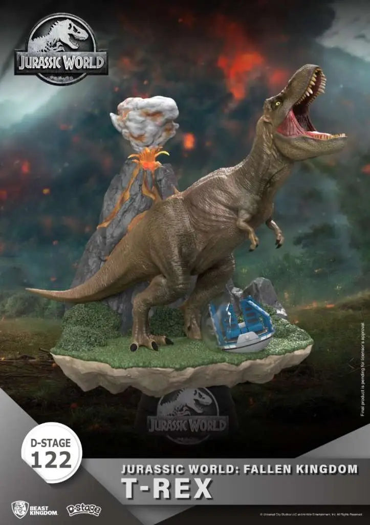 [PREORDINE] D-Stage Jurassic World Fallen Kingdom T-Rex Statua Diorama