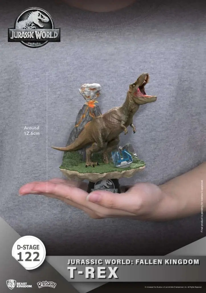 [PREORDINE] D-Stage Jurassic World Fallen Kingdom T-Rex Statua Diorama