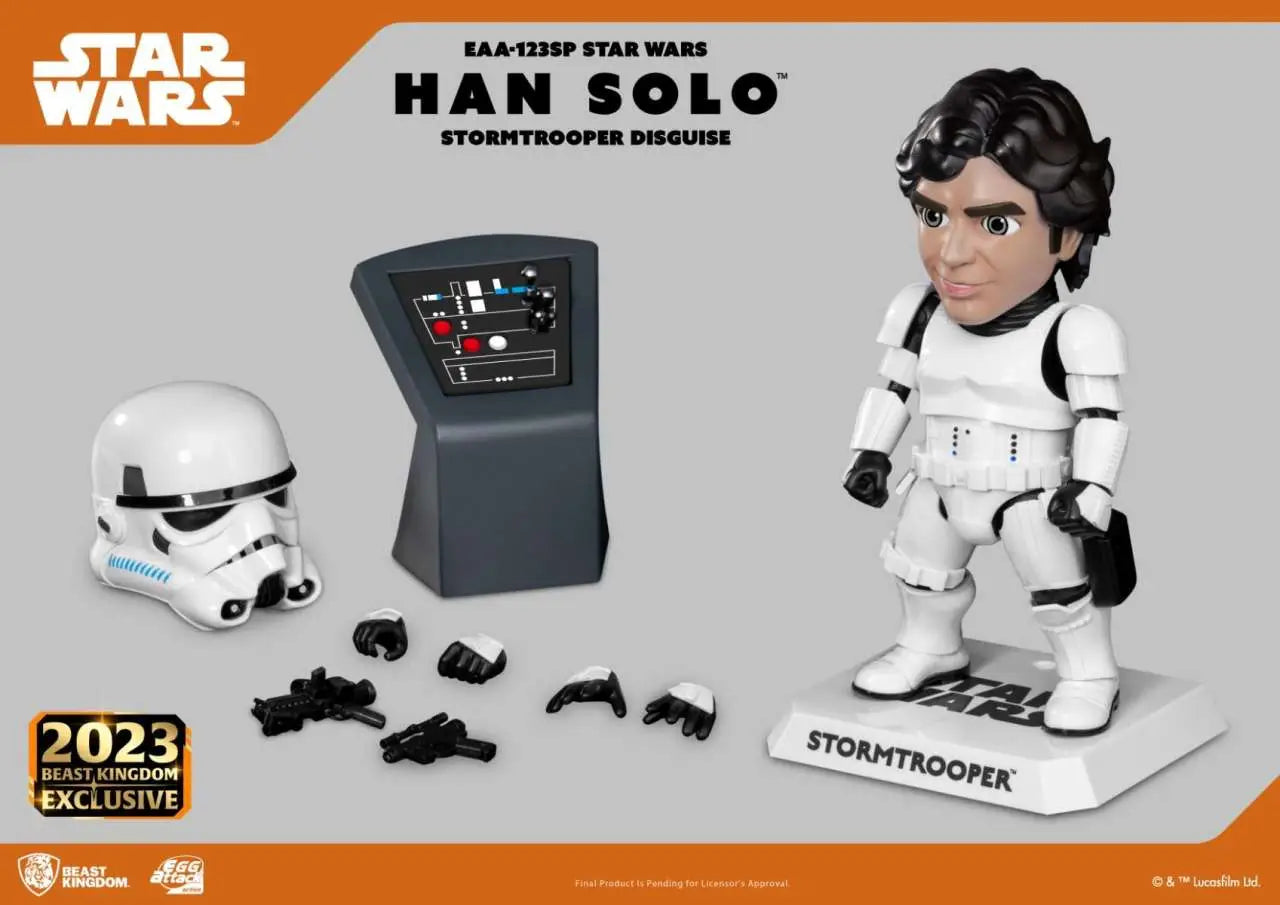 [PREORDINE] Star Wars Han Solo Stormtrooper Disguise EAA Action Figure SDCC2023 Limited Edition