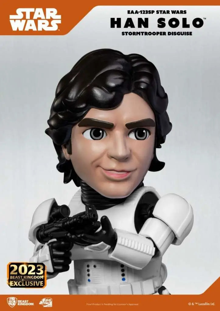 [PREORDINE] Star Wars Han Solo Stormtrooper Disguise EAA Action Figure SDCC2023 Limited Edition