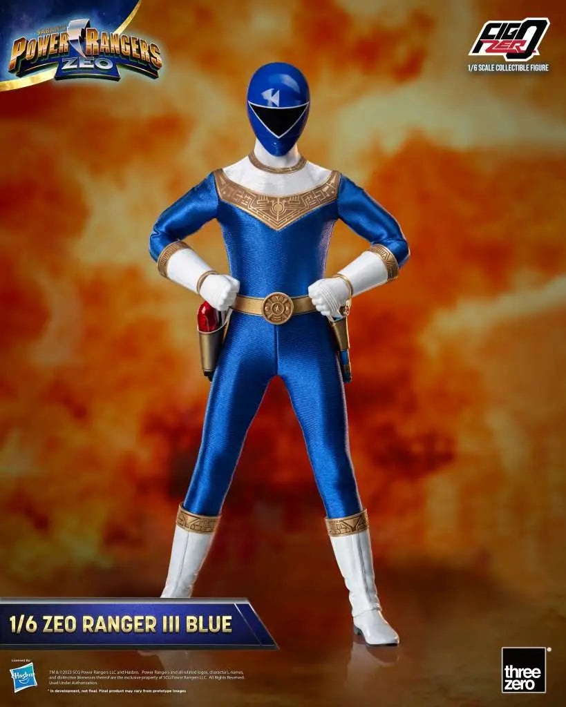 [PREORDINE] Power Rangers Zeo Ranger III Blue 1/6 Action Figure Threezero
