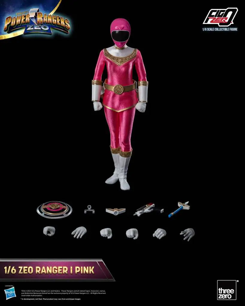 [PREORDINE] Power Rangers Zeo Ranger I Pink 1/6 Action Figure Threezero