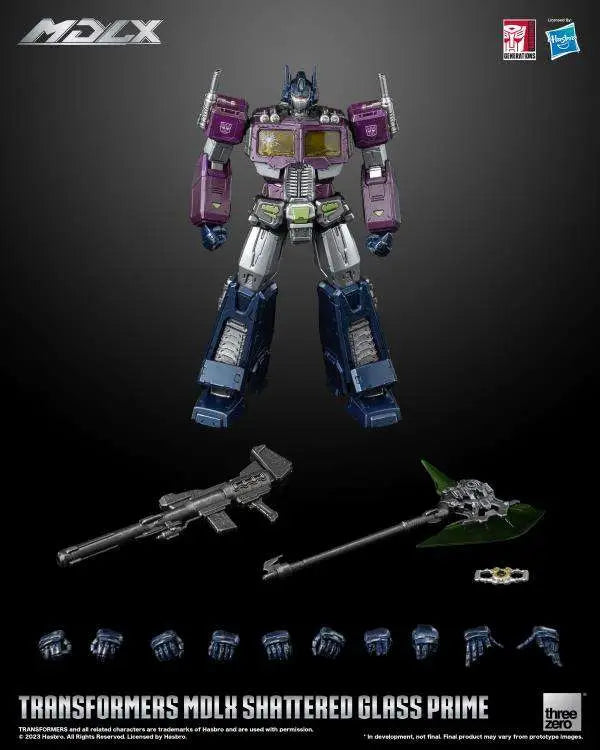 [PREORDINE] Transformers MDLX Shattered Glass Optimus Prime - ThreeZero Action Figure