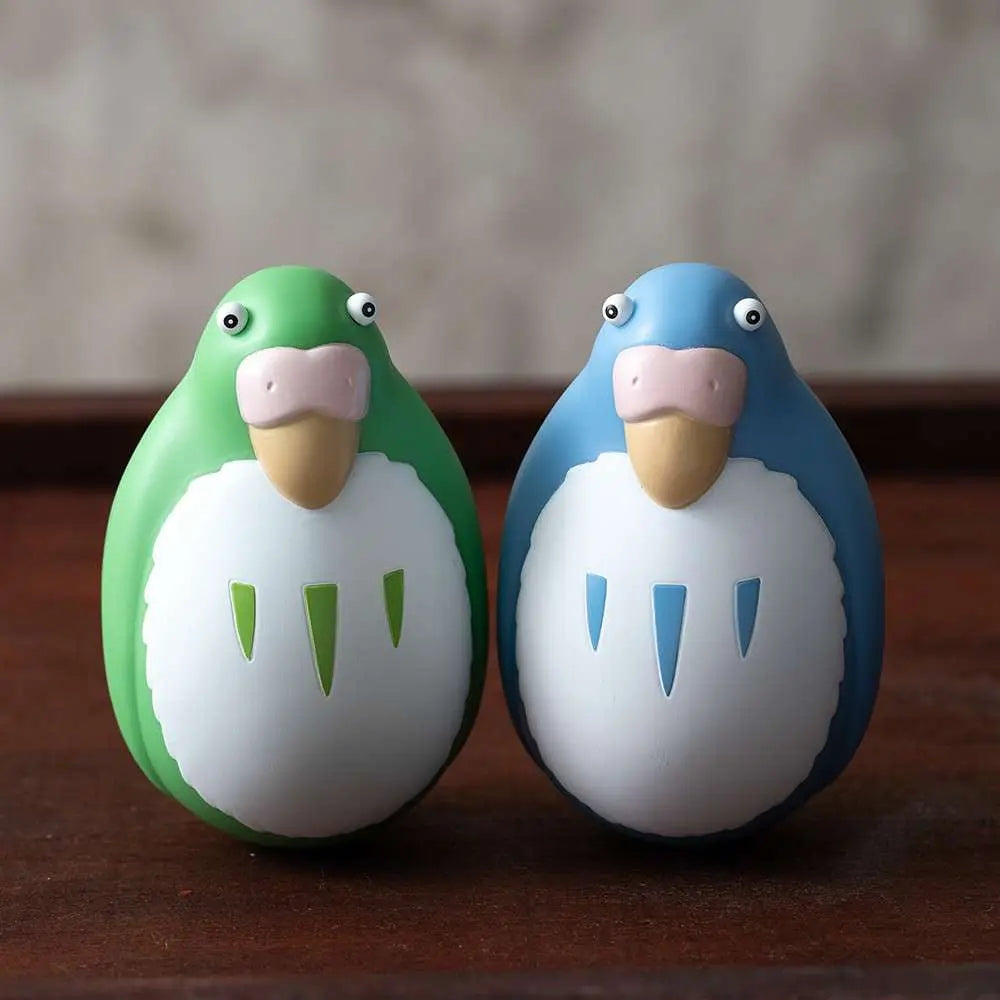 [PREORDINE] Il Ragazzo e l'Airone: Pappagalli Blu & Verde Roly Poly (2-Pack)