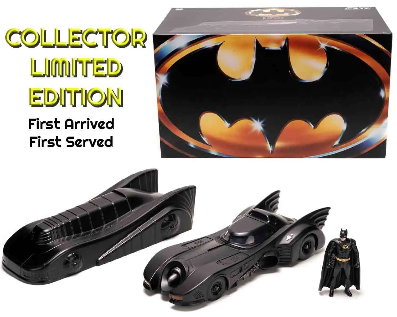 [PREORDINE] BATMAN 1989 Batmobile Corazzata & Batman 1/24 Die-Cast Jada Toys