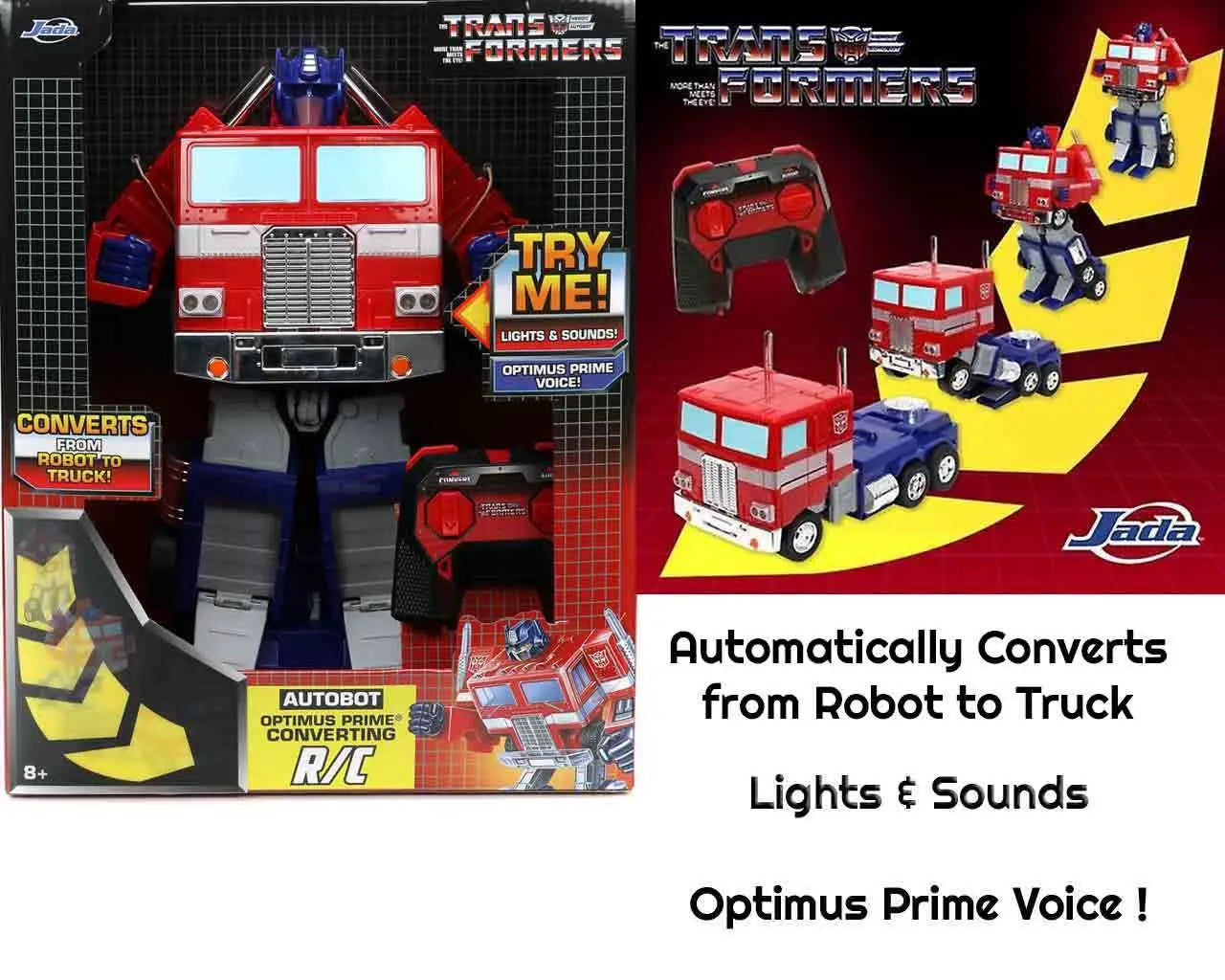 [PREORDINE] Transformers G1 Optimus Prime RC Trasformabile 1/16 Jada Toys