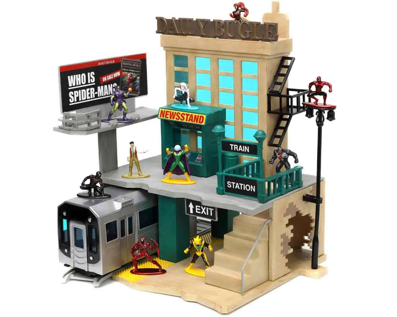 [PREORDINE] Marvel Spider-Man Daily Bugle Nano Scene Diorama Jada Toys