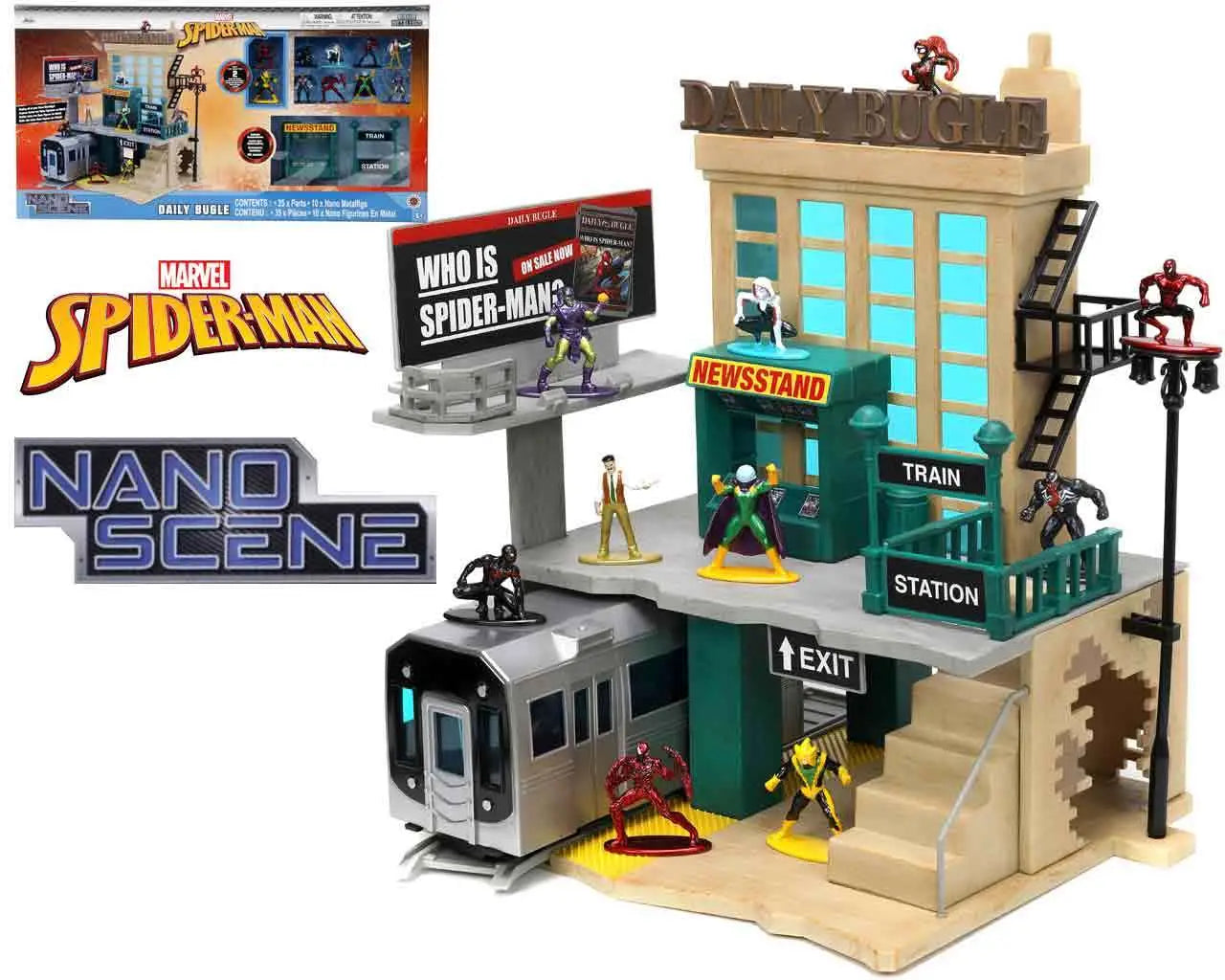 [PREORDINE] Marvel Spider-Man Daily Bugle Nano Scene Diorama Jada Toys