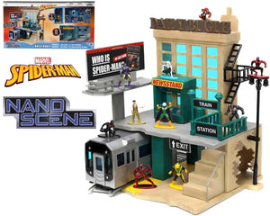 [PREORDINE] Marvel Spider-Man Daily Bugle Nano Scene Diorama Jada Toys
