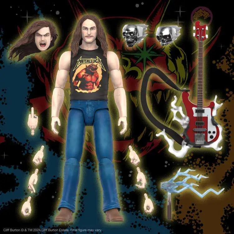 [PREORDINE] Action Figure Cliff Burton Superhero Poster Ultimates! Super7