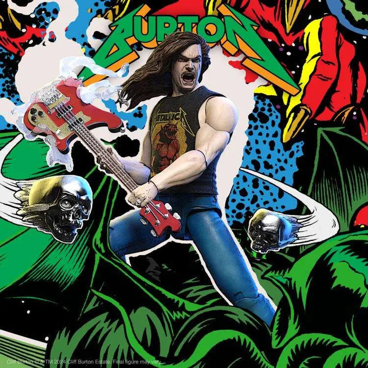 [PREORDINE] Action Figure Cliff Burton Superhero Poster Ultimates! Super7