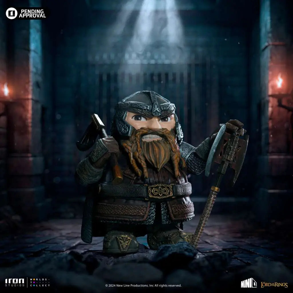 [PREORDINE] Statua Il Signore degli Anelli Gimli Minico by Iron Studios