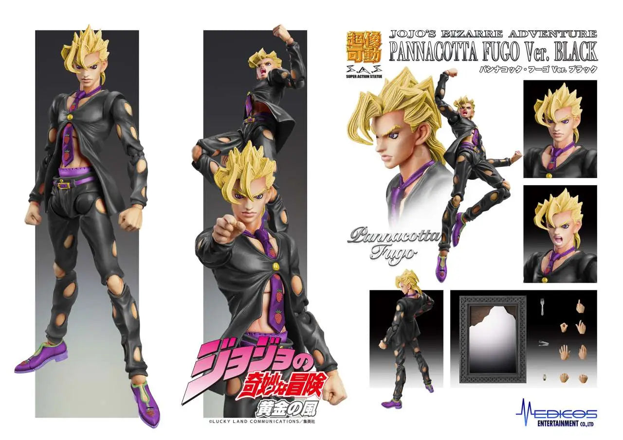 [PREORDINE] Pannacotta Fugo Black - JoJo's Bizarre Adventure Part 5 - Chozokado Action Figure