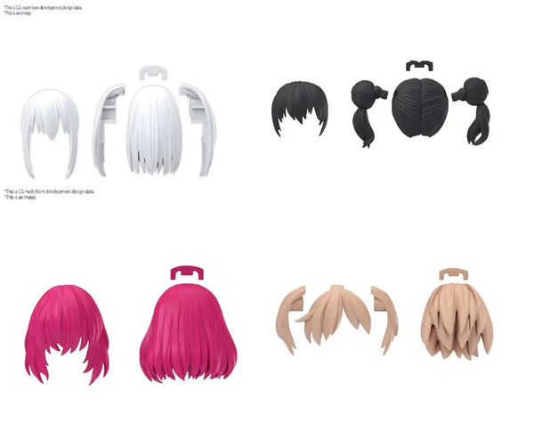 [PREORDINE] 30MS Option Hair Style Parts Vol. 10 - Set Completo 4 Tipi