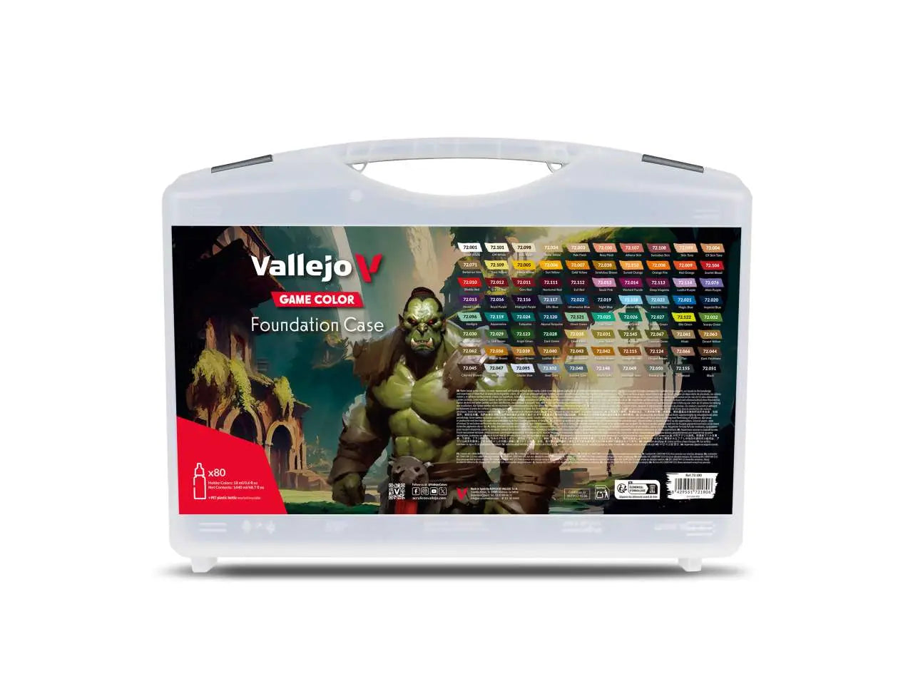 [PREORDINE] Vallejo Game Color Set 72180 Foundation Case - Colori Acrilici
