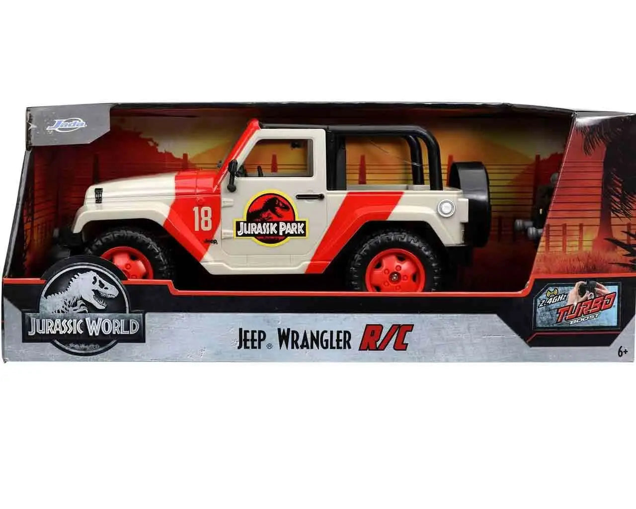 [PREORDINE] Jurassic Park 1992 Jeep Wrangler YJ Sahara 1/16 Radiocomandata Jada Toys