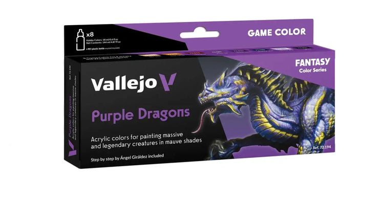 [PREORDINE] Vallejo Game Color Set 72194 Purple Dragons - Colori Acrilici