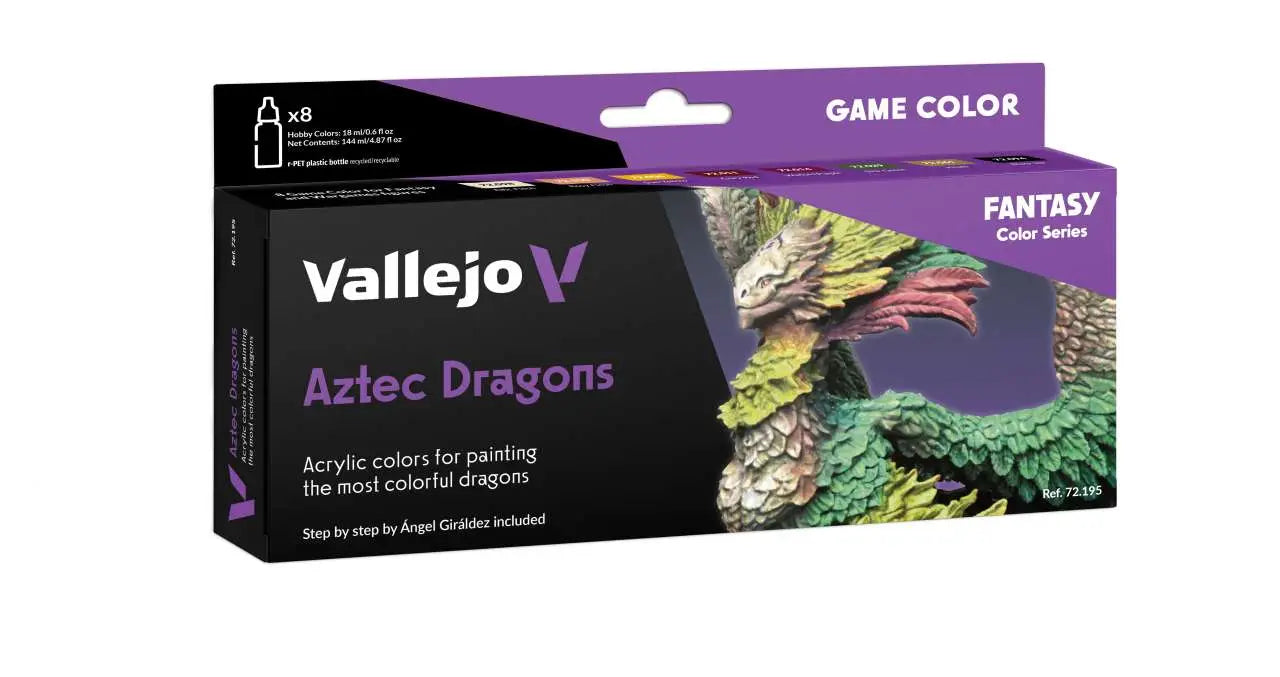 [PREORDINE] Vallejo Game Color Set 72195 Aztec Dragons - Colori Acrilici