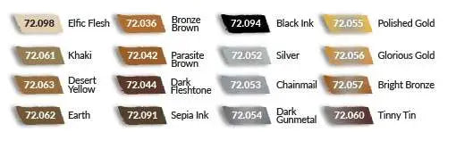 [PREORDINE] Vallejo Game Color Set 72189 Leather & Metal
