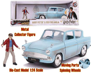[PREORDINE] HARRY POTTER: Ford Anglia 1959 & Harry Potter - Modellino Die-Cast 1/24