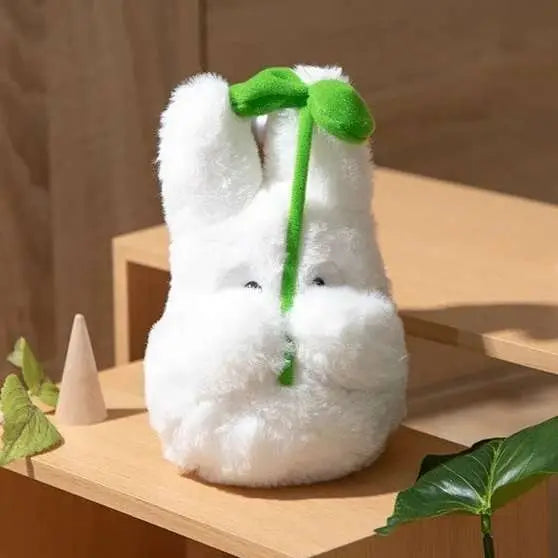 [PREORDINE] Peluche Il Mio Vicino Totoro Bianco con Foglia - Studio Ghibli