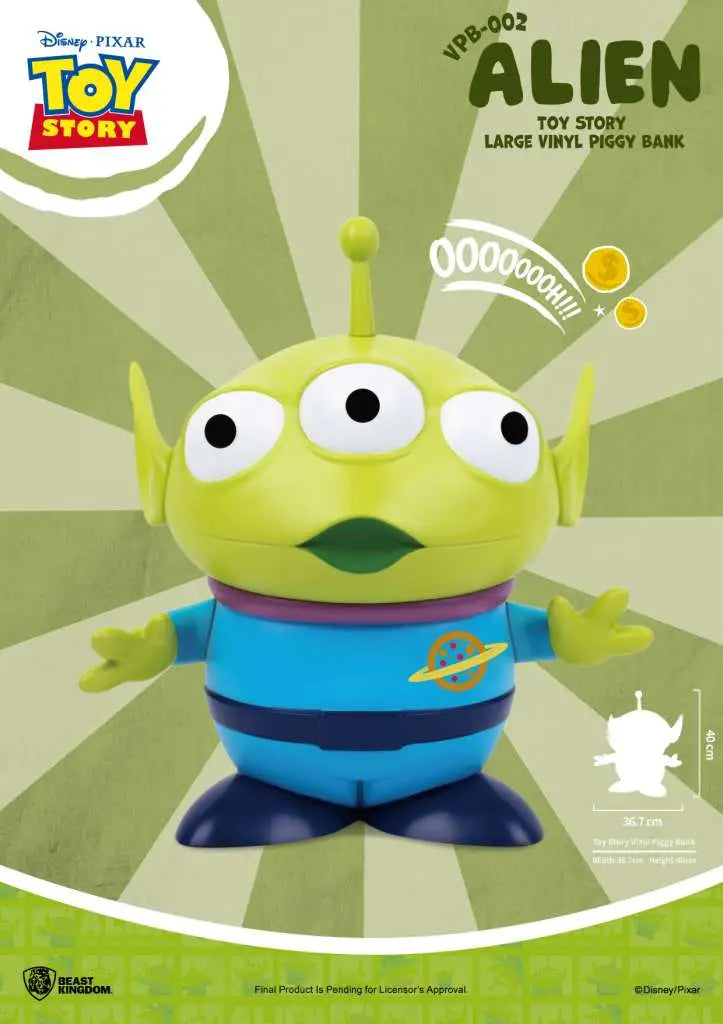 [PREORDINE] Toy Story: Salvadanaio Grande Alien - Beast Kingdom