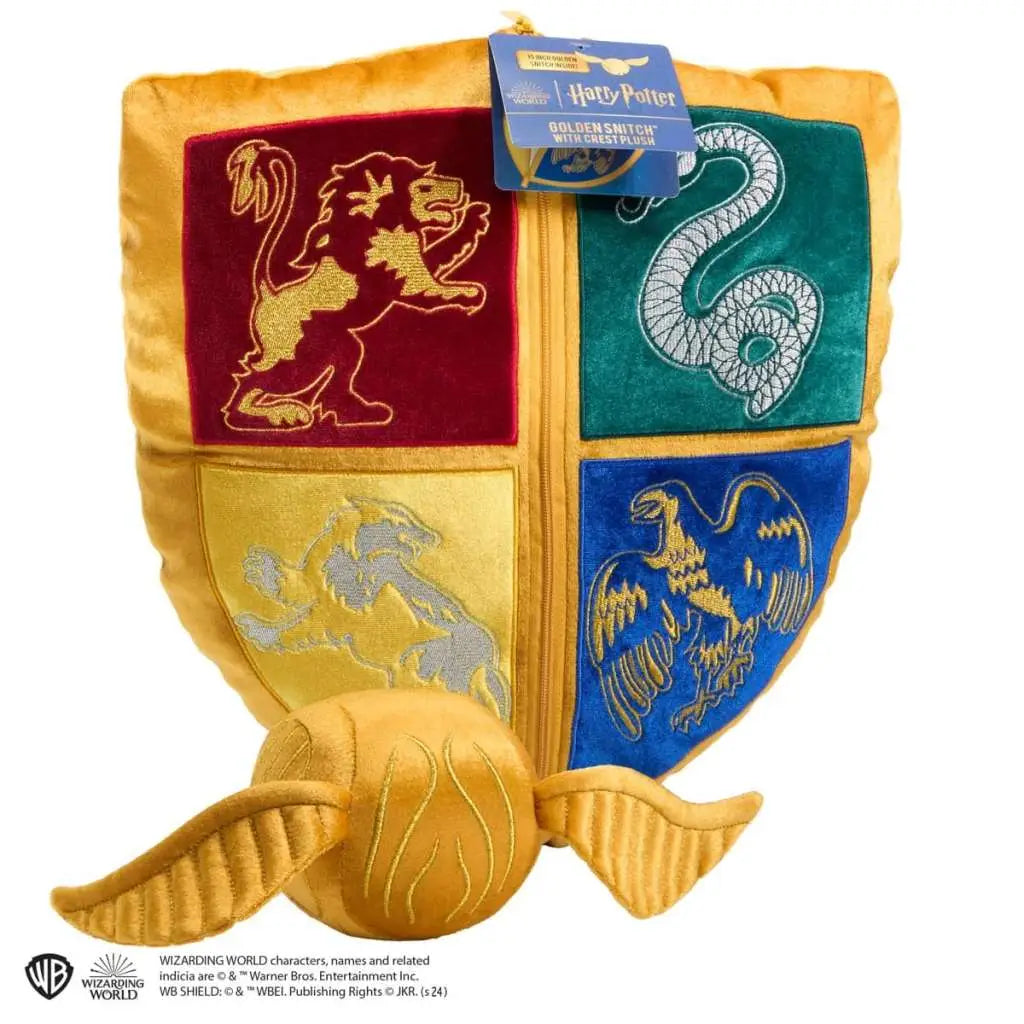 [PREORDINE] Harry Potter: Peluche Boccino d'Oro con Cuscino Stemma Hogwarts