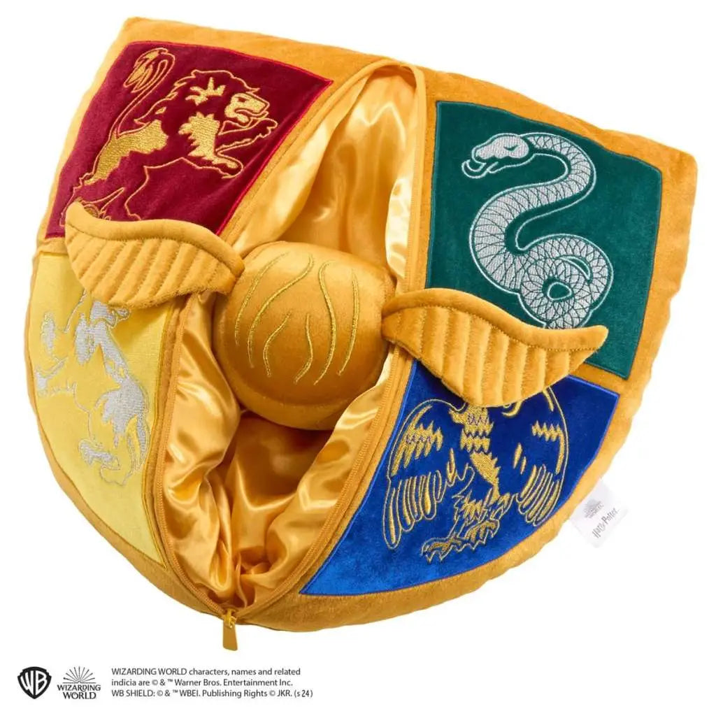 [PREORDINE] Harry Potter: Peluche Boccino d'Oro con Cuscino Stemma Hogwarts