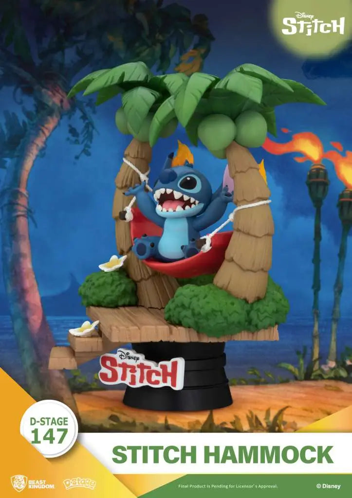 [PREORDINE] D-Stage Stitch Hammock - Statua Beast Kingdom