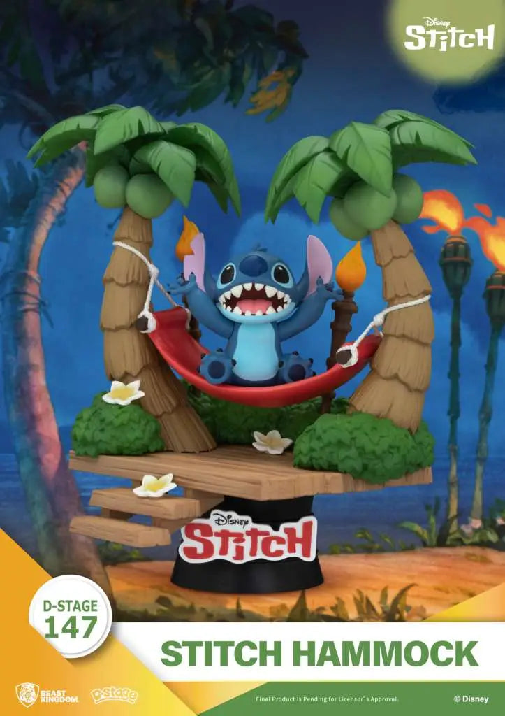 [PREORDINE] D-Stage Stitch Hammock - Statua Beast Kingdom