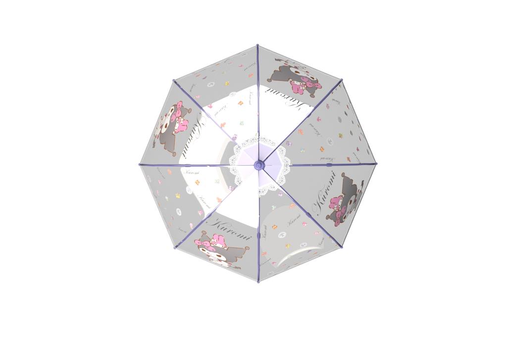 KUROMI - Manual Transparent Umbrella 48 cm