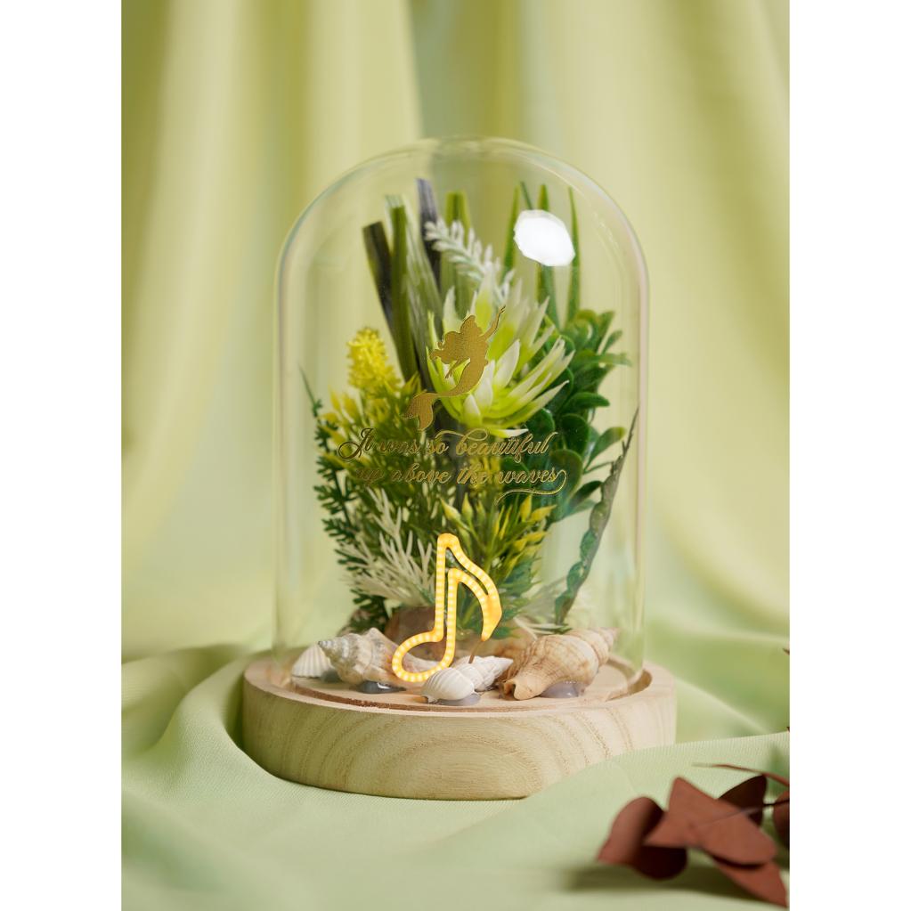 [PREORDER] DISNEY PRINCESS - Ariel - Floral Cloche with a Neon Light