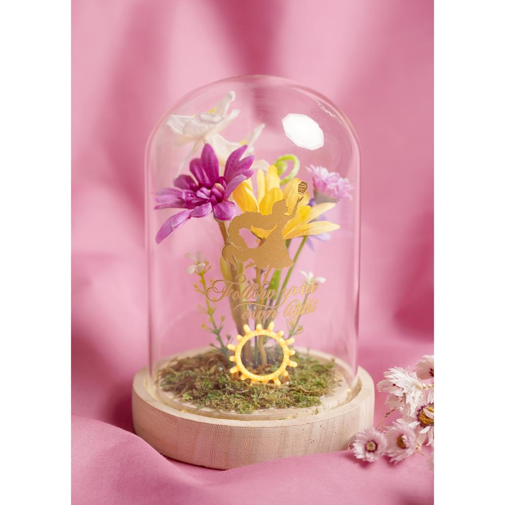 [PREORDER] DISNEY PRINCESS - Rapunzel - Floral Cloche with a Neon Light