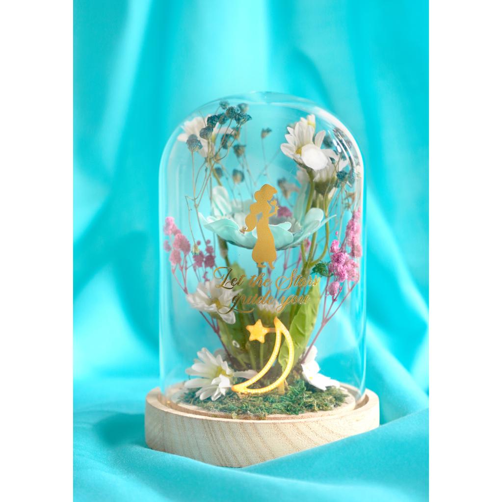 [PREORDER] DISNEY PRINCESS - Jasmine - Floral Cloche with a Neon Light
