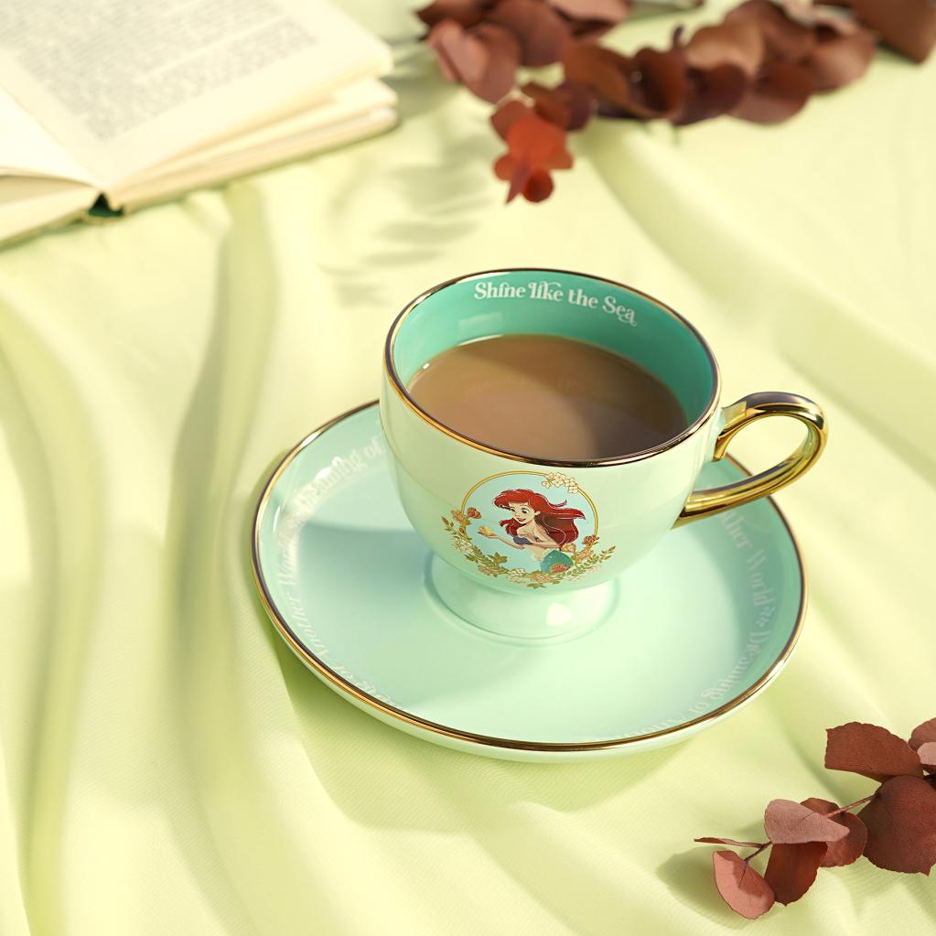 DISNEY PRINCESS - Ariel - Tea Cup + Saucer 7oz