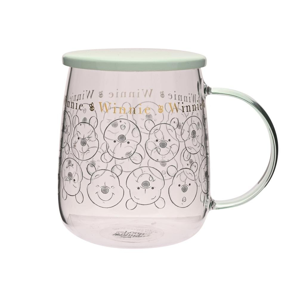 [PREORDER] DISNEY - Winnie - Glass Mug with Lid 18oz