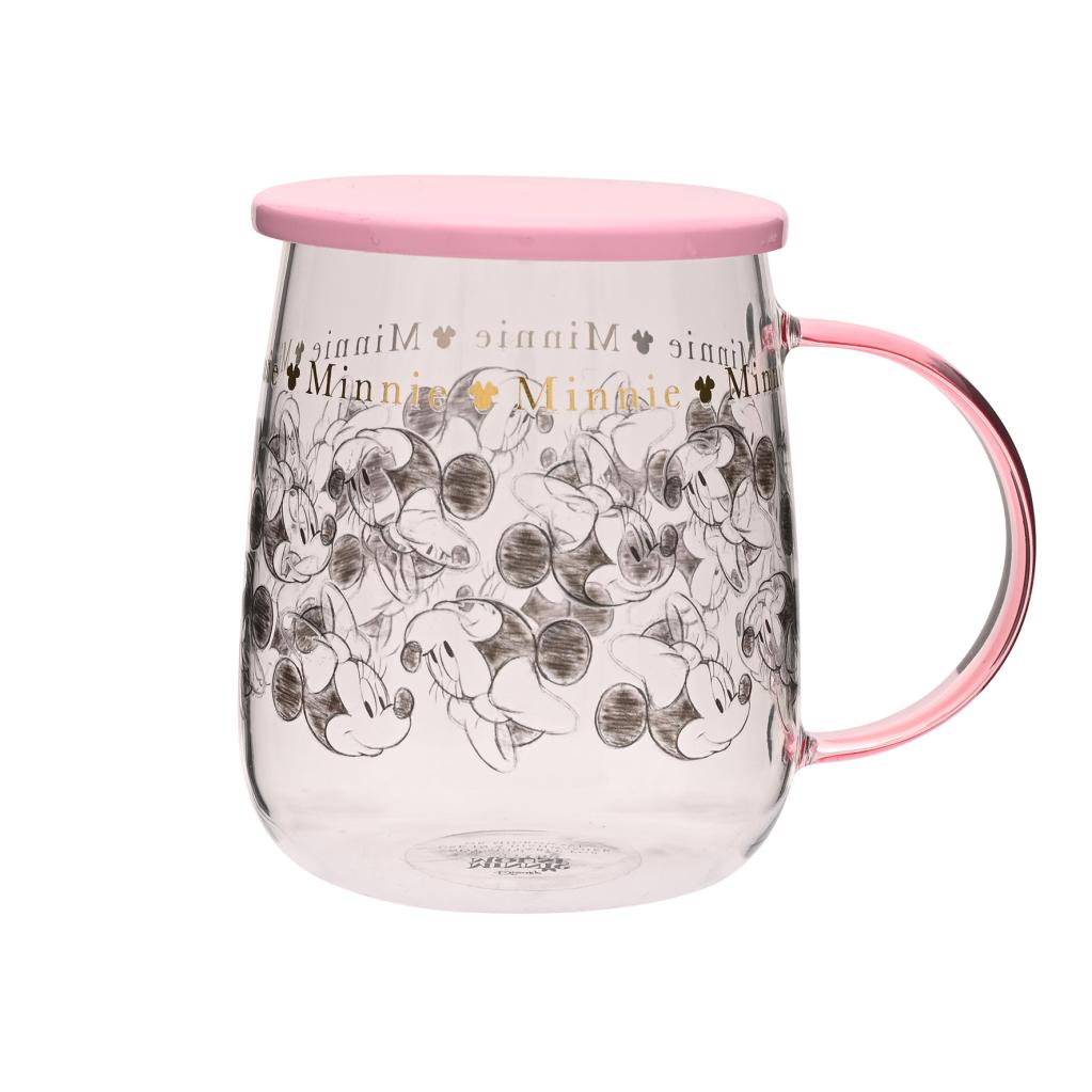[PREORDER] DISNEY - Minnie - Glass Mug with Lid 18oz