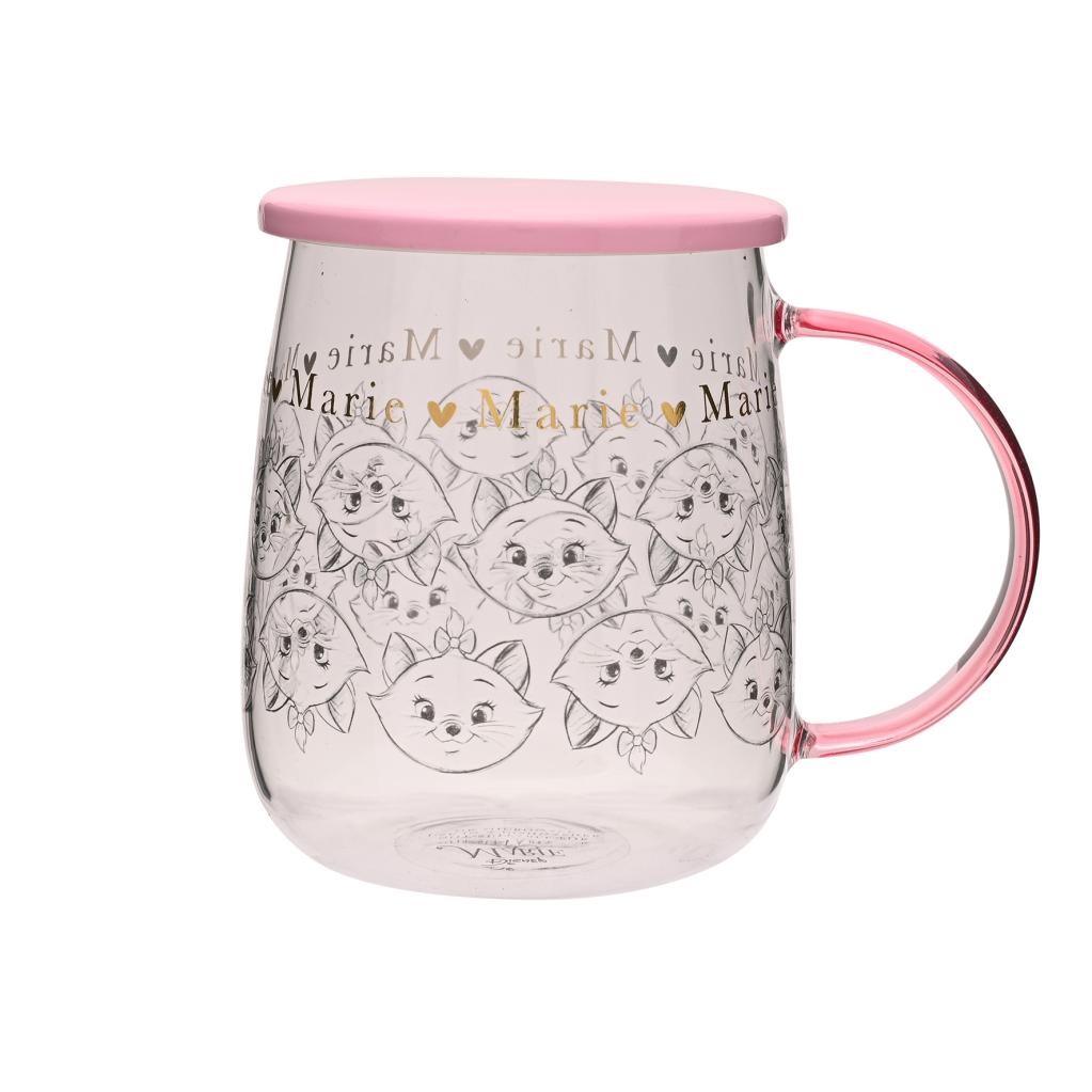 [PREORDER] DISNEY - Marie - Glass Mug with Lid 18oz