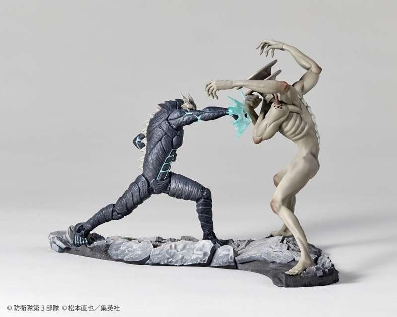 KAIJU N.8 - Kaiju N.8 VS Kaiju N.9 - Diorama 1/18 12.5cm