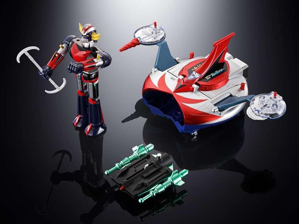 GRENDIZER - Grendizer & Ufo Spazer - Fig. Chogokin Deluxe 12 & 13cm