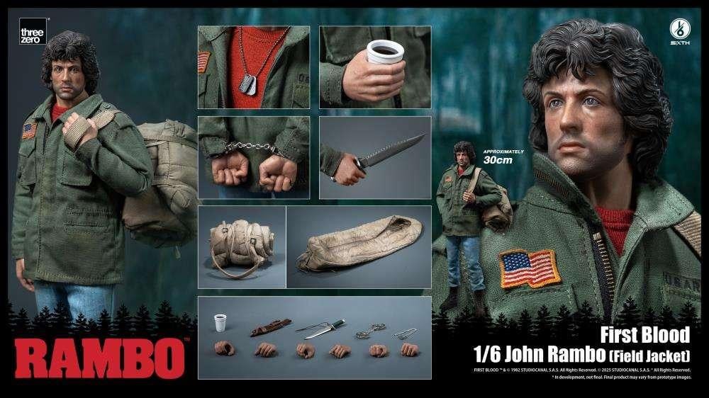 [PREORDER] RAMBO FIRST BLOOD - John Rambo "Field Jacket" - Figure 1/6 30cm
