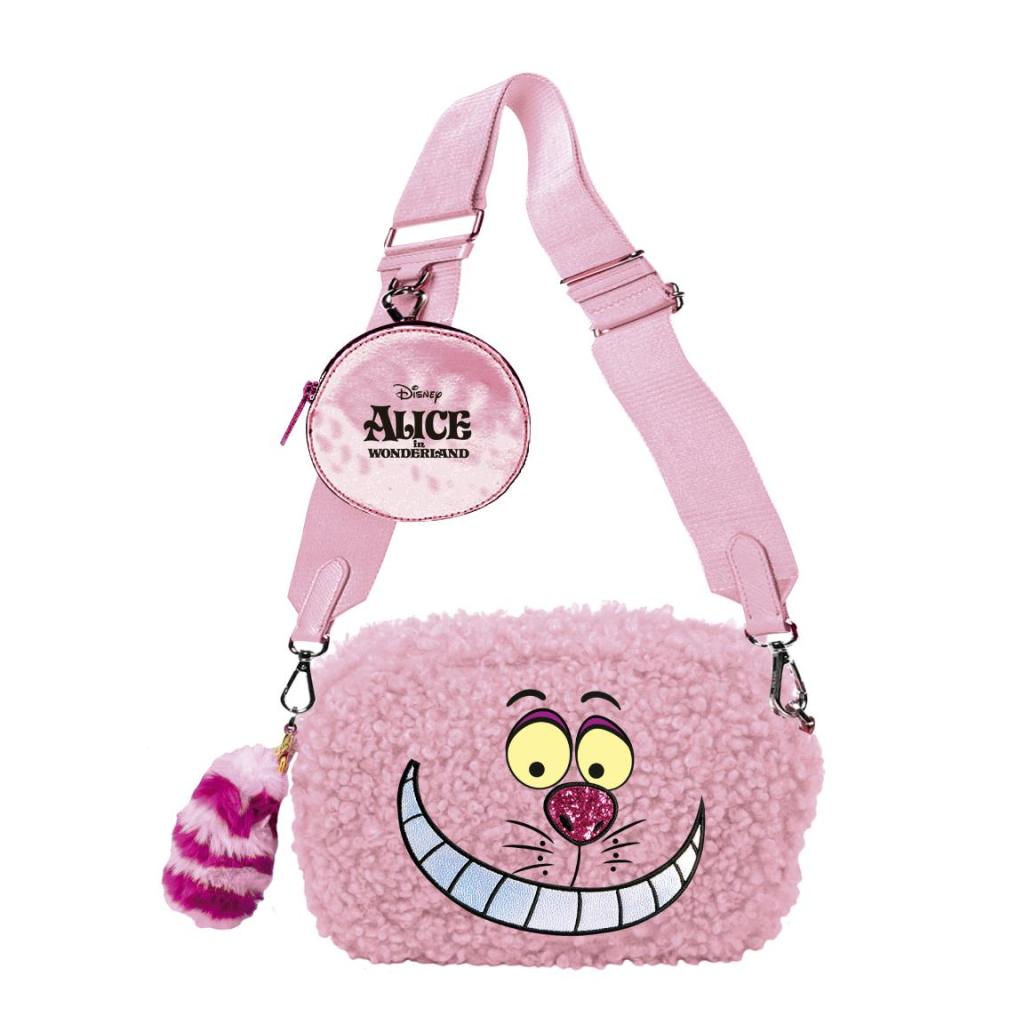 ALICE - Cheshire Cat - Fur Shoulderbag - 18,5x12,5x8cm
