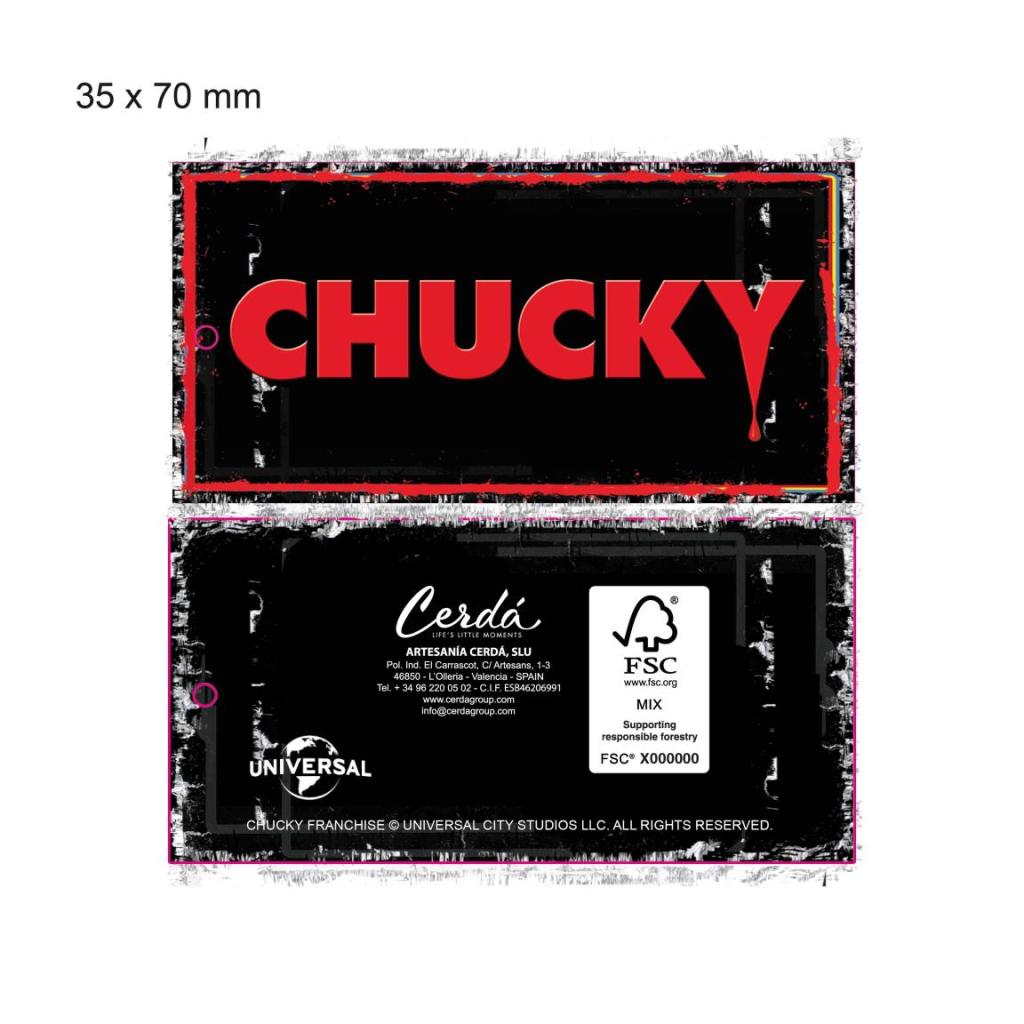 CHUCKY - 3D Slippers - S UK 6,5/7