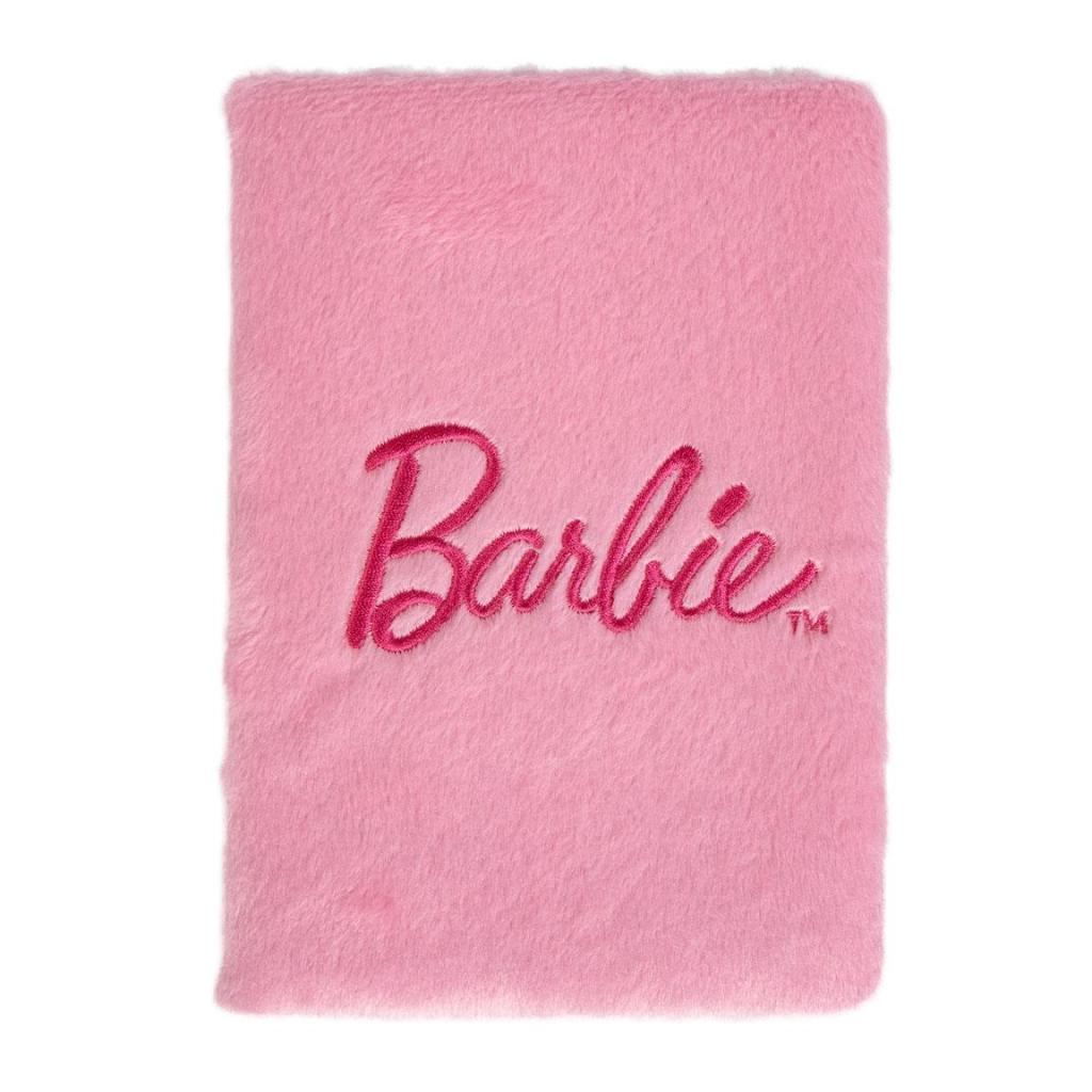 BARBIE - Premium Fur Notebook - Size A5