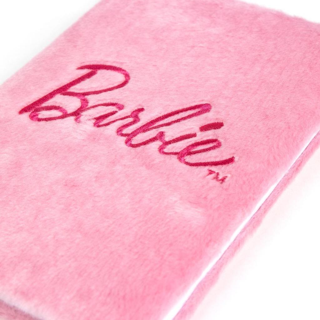 BARBIE - Premium Fur Notebook - Size A5