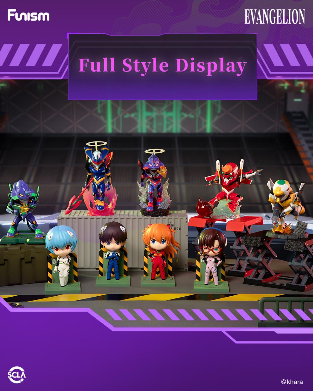 [PREORDER] EVANGELION - EVA - Blind Box 8 Figure set 12cm
